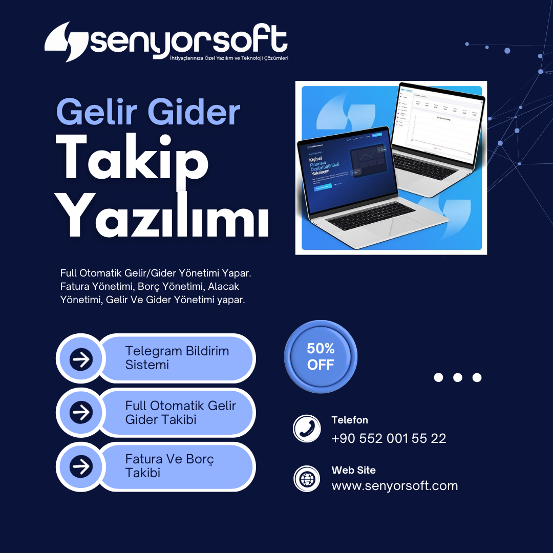 Cep Muhasebem - Gelir Gider Takip Yazılımı